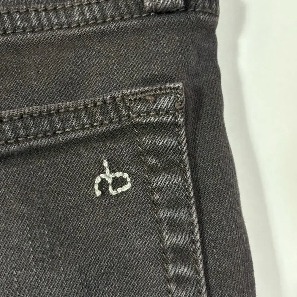 rag & bone Fit 2 Rogen Men 's Denim Slim Jeans - Black Dark Gray, 31 x 32